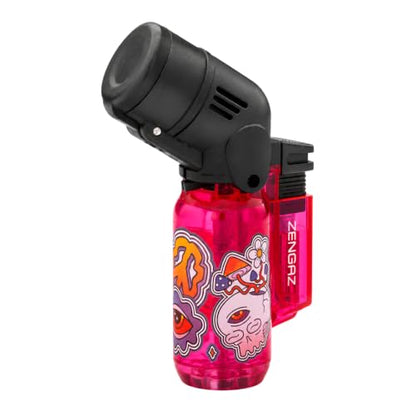 ZL-17 Angle Double Jet Torch Lighter – 2 Pack (Pink)