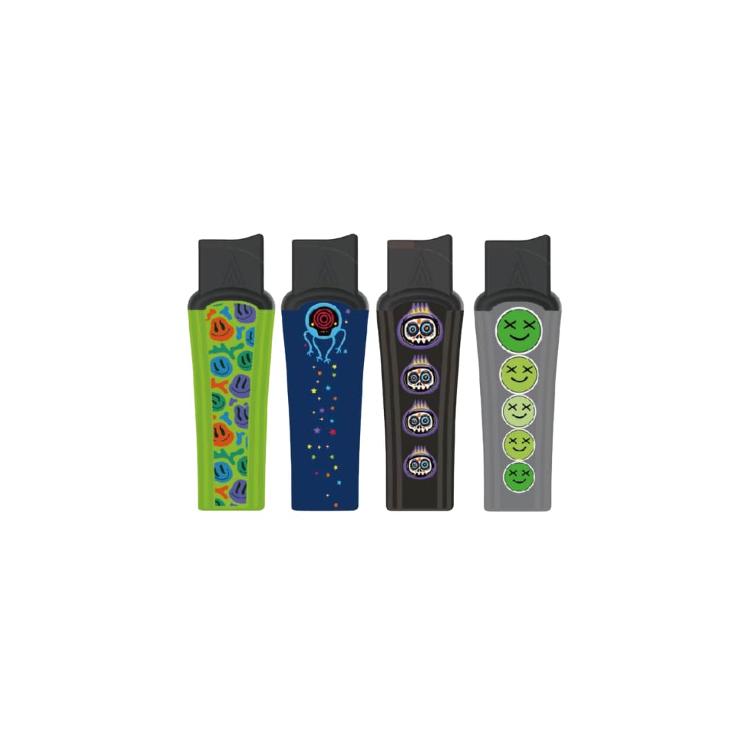 Zl-7 Slim Windproof Torch Jet Lighter - 4 Pack (Combo A)