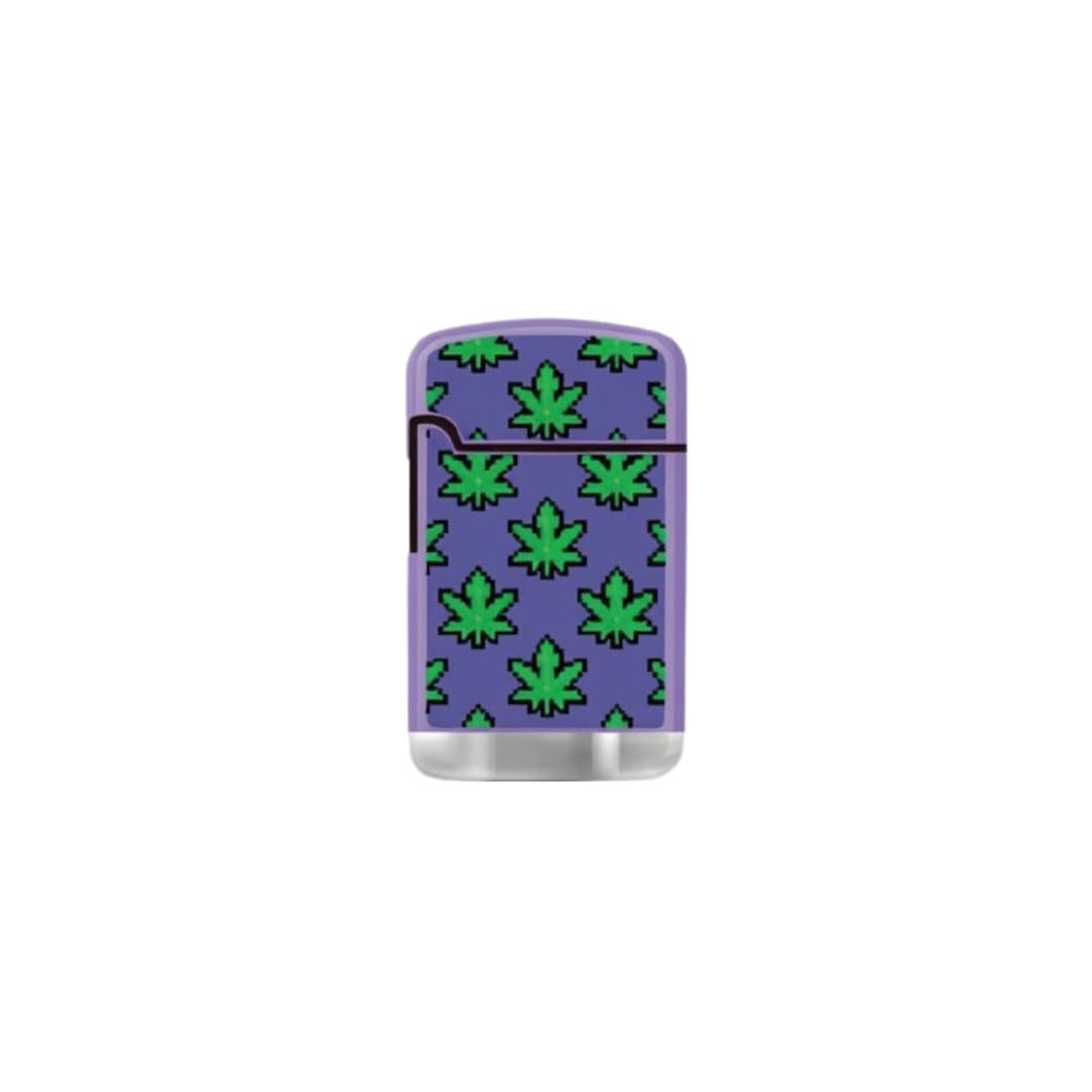 Zl -3 Windproof Torch Jet Lighter (Purple Leaf)