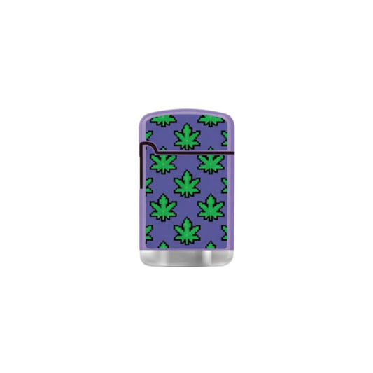 Zl -3 Windproof Torch Jet Lighter (Purple Leaf)