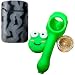 Grey Army ZL-3 Torch Jet Lighter And Frog Silicone Rasta Pipe
