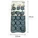 Silicone Chocolate Mold - Assorted Flowers - 20x10cm (Grey)