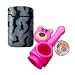 Grey Army ZL-3 Torch Jet Lighter And Bear Silicone Rasta Pipe
