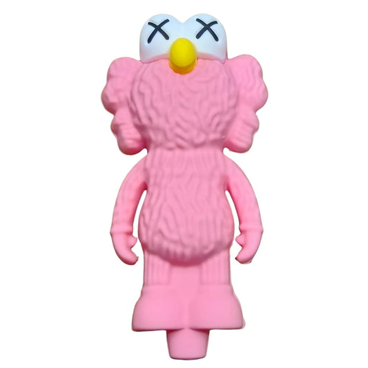 Silicone Rasta Pipe – Elmo (Removable Bowl, 5 Colours) (Pink)