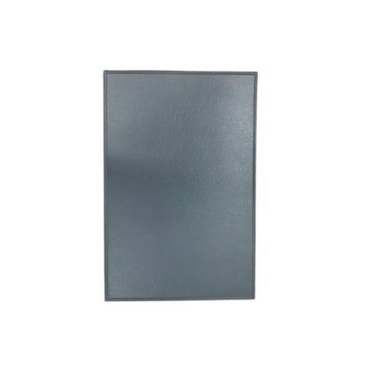 Placemat Rectangle Leather Look (Charcoal)
