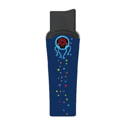 Zl-7 Slim Windproof Torch Jet Lighter (Space Skull)