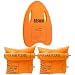 Swimming Combo Set - Kickboard and Inflatable Arm Bands for Beginners - Orange
