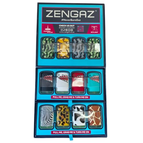 ZL3 Cube 48 Piece Display Torch Jet Lighters (Option A)