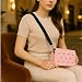 Nana EVA Croc Shoulder Bag & Coco EVA Croc Crossbody Bag Combo Set (Pink)