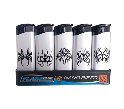 N2 Electronic Lighter 50' Tray (Silver Tattoo)