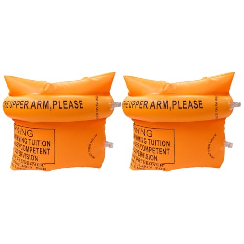 Swimming Inflatable Floating Arm Bands - Orange