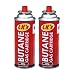 LK's 220g Gas Cartridge - 2 Pack – Camping Stove Fuel Canister for Portable Gas Stoves