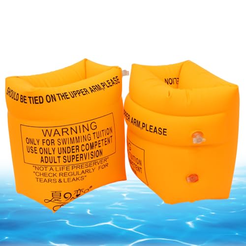 Swimming Inflatable Floating Arm Bands - Orange