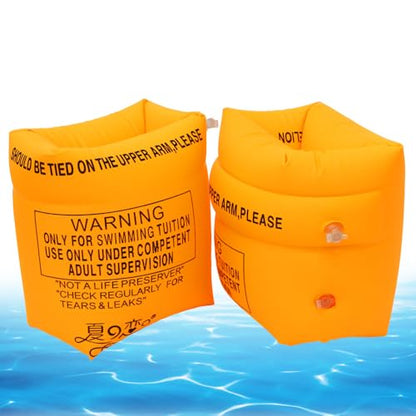 Swimming Inflatable Floating Arm Bands - Orange