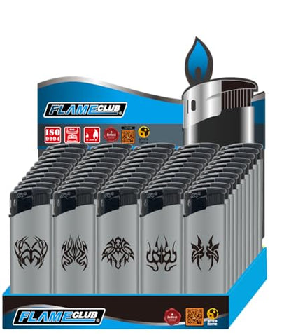 N2 Electronic Lighter 50' Tray (Silver Tattoo)