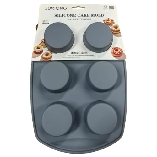Silicone Cake Mold - Mini Circles - 30×20.5cm (Grey)