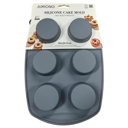 Silicone Cake Mold - Mini Circles - 30×20.5cm (Grey)