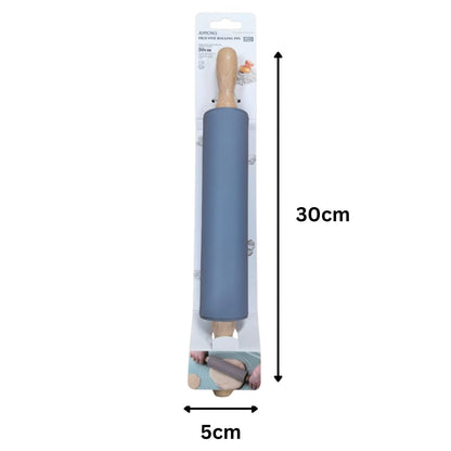Silicone Rolling Pin - 30x5cm (Grey)