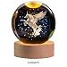 Crystal Ball Lamp with 3D Engraving and Luminous Base - 4 Pack (Unicorn, Jellyfish, Whale, Galaxy)