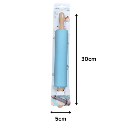 Silicone Rolling Pin - 30x5cm (Blue)