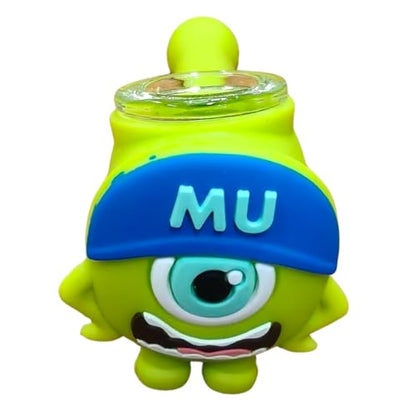 Green Army ZL-3 Torch Jet Lighter And Monsters University Silicone Rasta Pipe