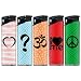 N2 Electronic Lighter - 5 Pack With 330ml Gas (Colours)
