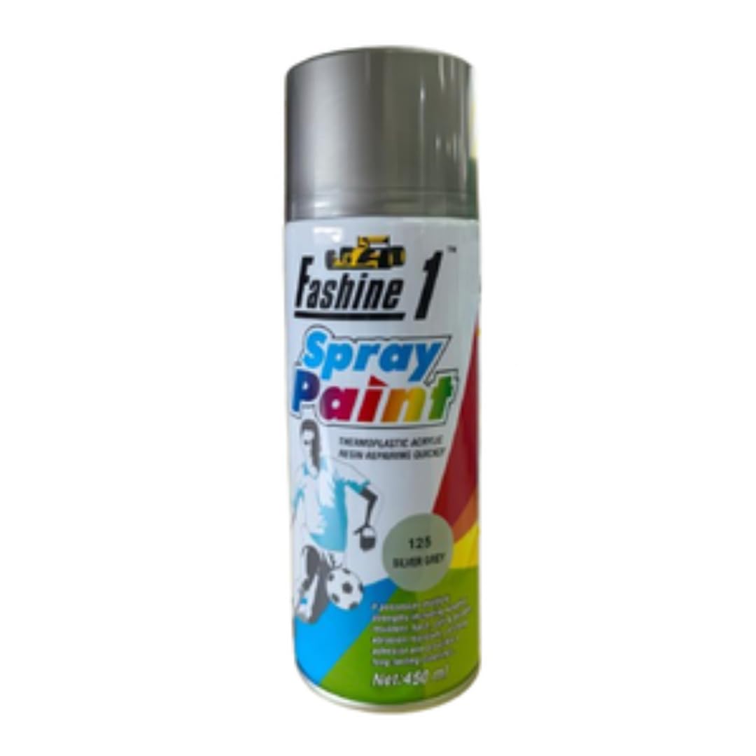 Fashine 1 - Spray Paint - 450ml (Silver Grey)