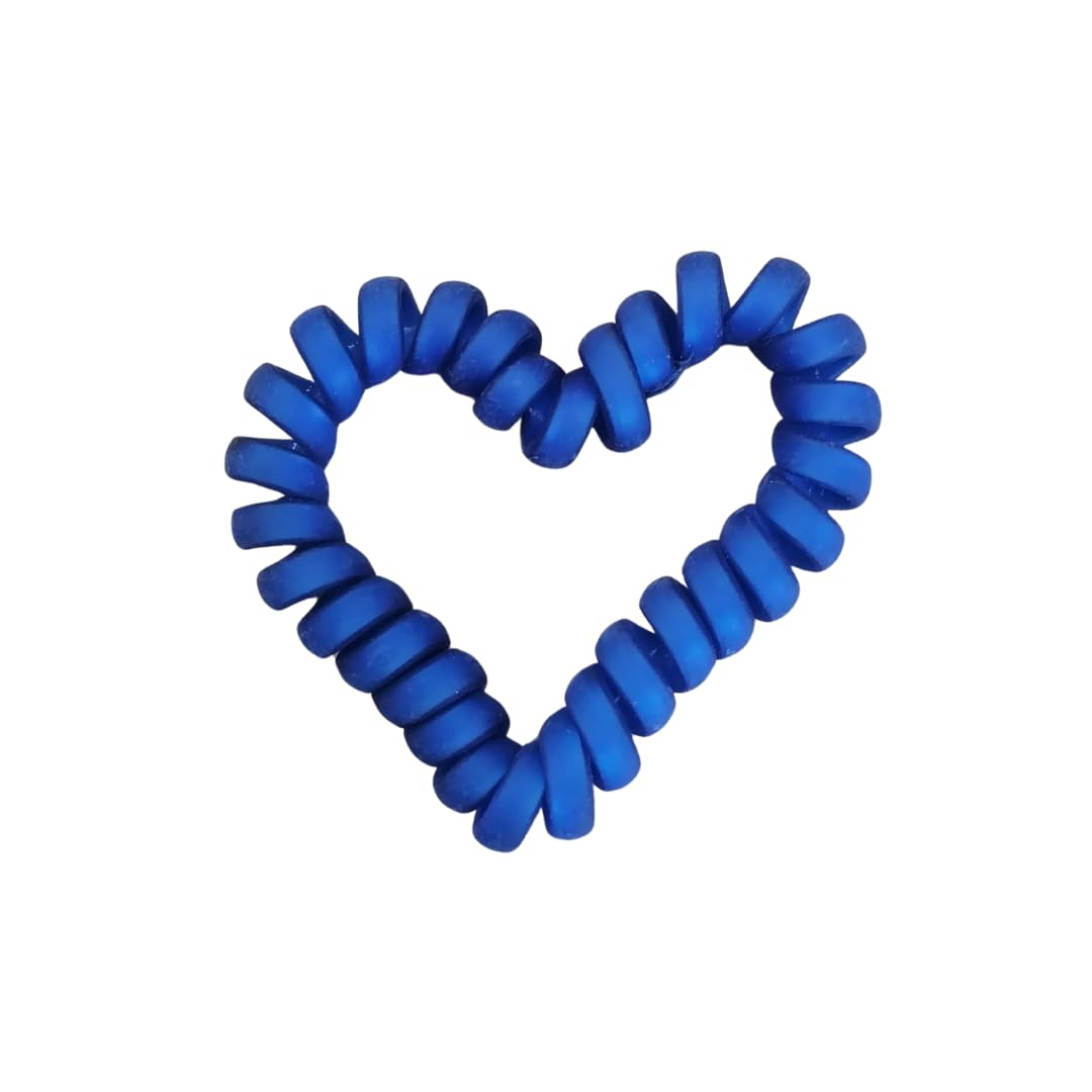 Spiral Hair Band 20pc | Assorted Colours | No-Tangle Coil Hair Ties