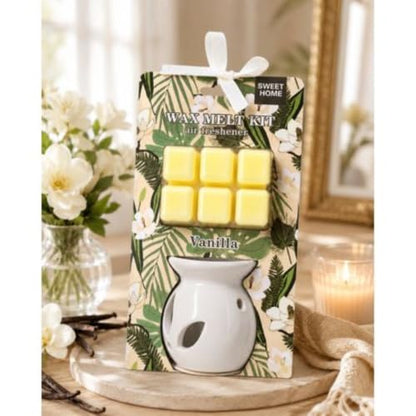 Wax Melt Burner Kit (Vanilla)