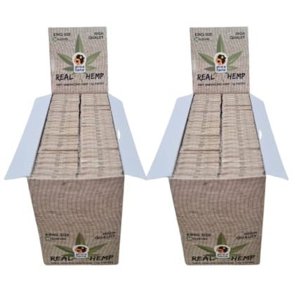 Africa Flame 100% Hemp Rolling Paper - 50 Booklets - 2 Pack