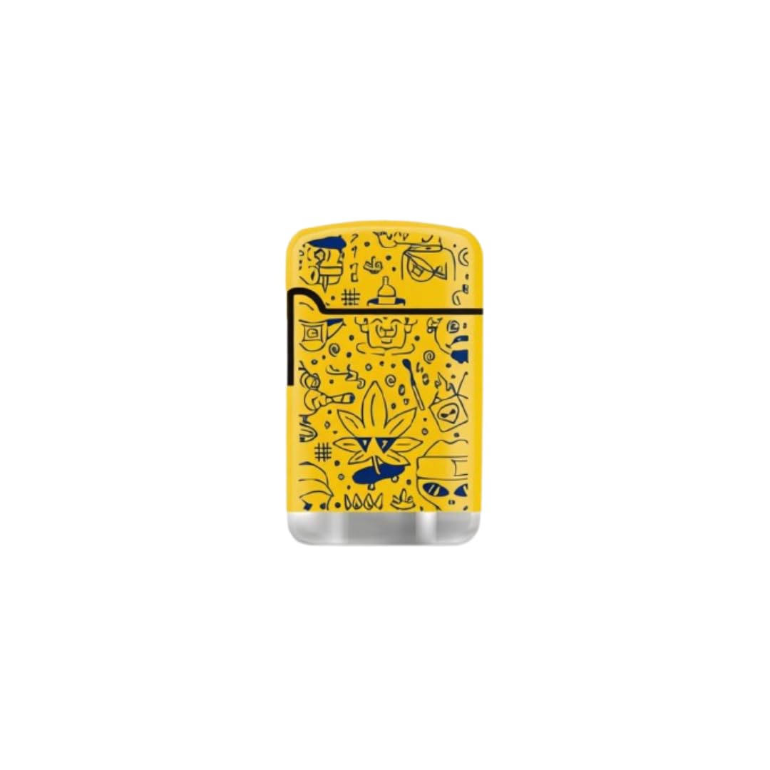 Zl -3 Windproof Torch Jet Lighter (Yellow Leaf)
