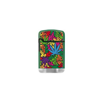 Zl -3 Windproof Torch Jet Lighter (Colorful Leaves)