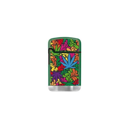 Zl -3 Windproof Torch Jet Lighter (Colorful Leaves)
