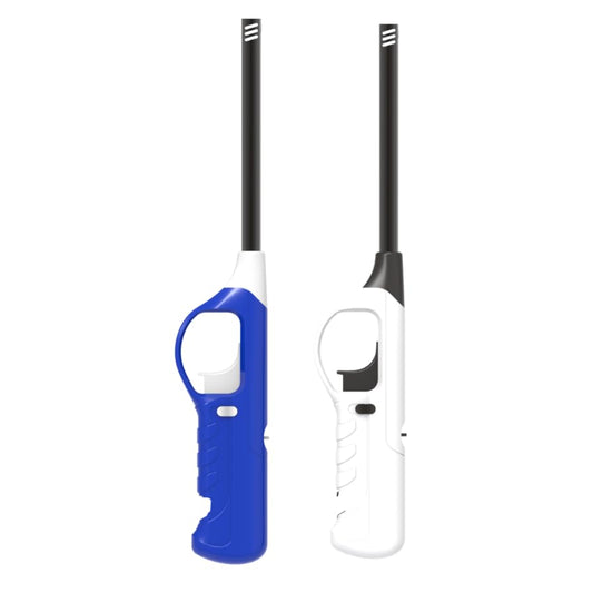 2 Pack Africa Flame Medium Utility Braai Lighters with Built-in Bottle Opener (Blue and White)