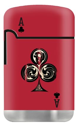 Zengaz ZL 3 Mega Jet Flame Lighter - Aces Red Clubs