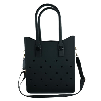 EVA Croc Tote Bag with Adjustable Strap – Ztylish (Black)