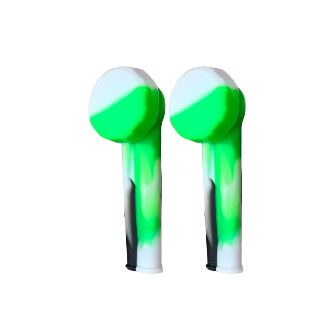 Mini Silicone Pipe With Lid - 2 Pack (Camoflage)
