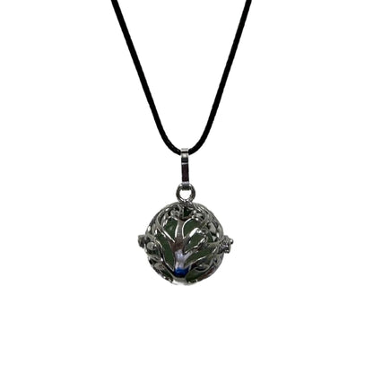 Earth Stone Collection - Crystal Locket Stone Necklace (Aventurine)