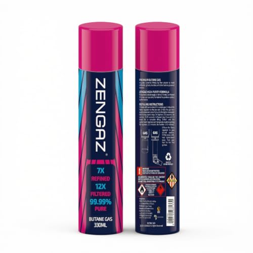 N2 Electronic Lighter - 5 Pack With 330ml Gas