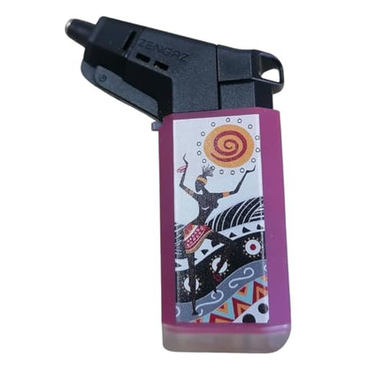 ZL-19 Torch Jet Lighter - African Art C