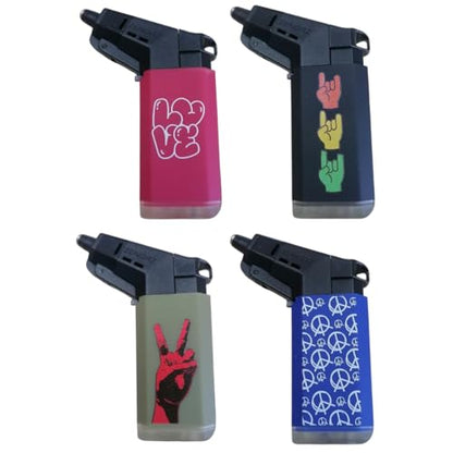 ZL-19 Torch Jet Lighter – 4 Pack Combo C