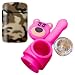 Brown Army ZL-3 Torch Jet Lighter And Bear Silicone Rasta Pipe