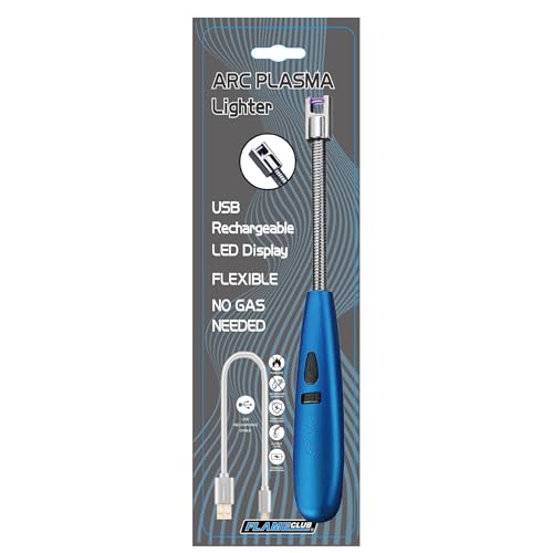 USB Rechargeable ARC Plasma Lighter Blue
