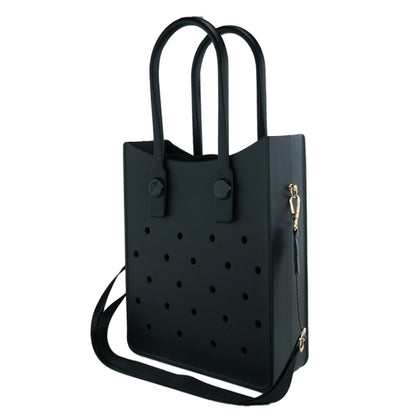 EVA Croc Tote Bag with Adjustable Strap – Ztylish (Black)