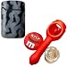 Grey Army ZL-3 Torch Jet Lighter And M&M Silicone Rasta Pipe