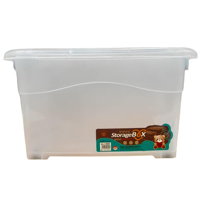 Plastic Storage Box - With Wheels - 30 Litres