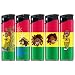 N2 Electronic Lighter - 5 Pack With 330ml Gas (Rasta)