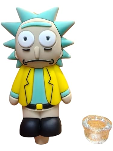 Silicone Rasta Pipe - Rick Sanchez (Yellow)