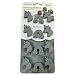 Silicone Chocolate Mold - Unicorns And Rainbows - 22×10.5cm (Grey)