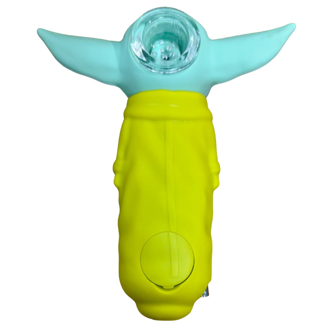 Silicone Rasta Pipe (Lime)